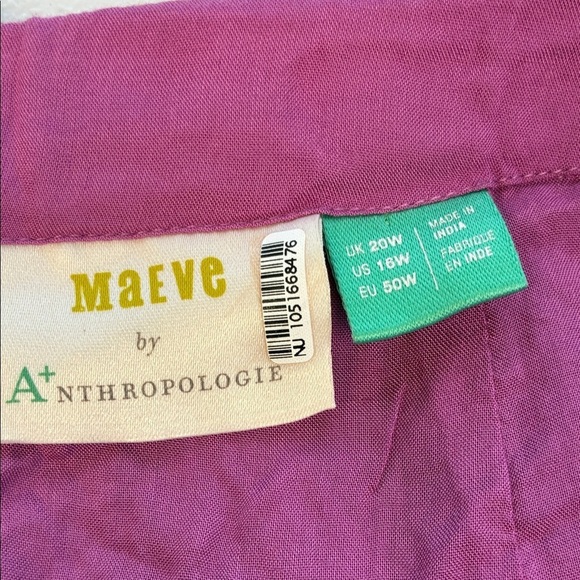 Maeve Embroidered Beaded Mini Dress Pastel Open Back Cap Sleeve Anthropologie 16 - Picture 10 of 11